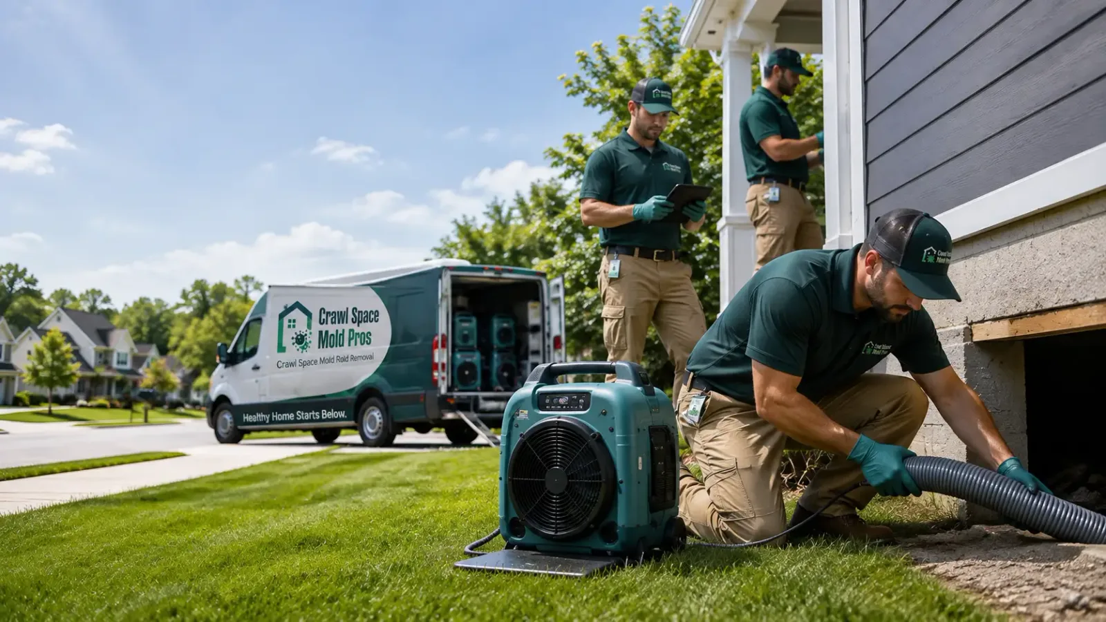 Crawl Space Mold Removal in Deerfield, NH